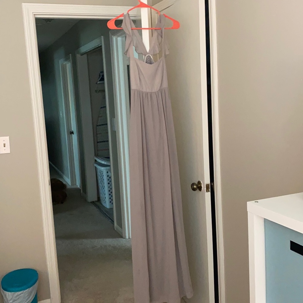 Show Me Your Mumu June Dress Dove Grey